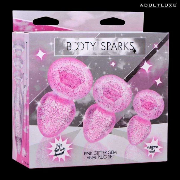 Booty Sparks Glitter Gem Anal Plug Set