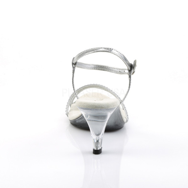 BELLE-316 - 3" Stiletto Heel Ankle Strap Mini-PF Sandal W/RS — image 4 of 4