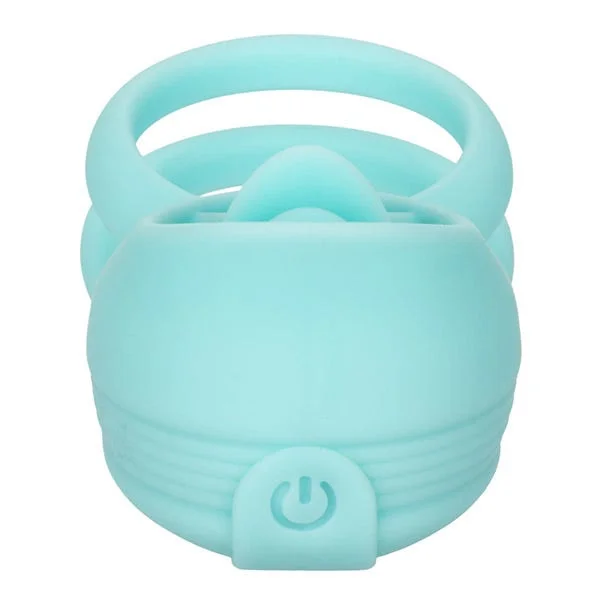 French Kiss Silicone Rechargeable Vibrating Enhancer with Cock Ring