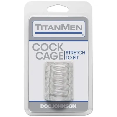 TitanMen cock cage clear