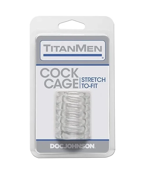 TitanMen cock cage clear