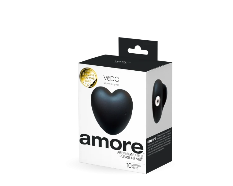 Amore Rechargeable Pleasure Vibe - Black