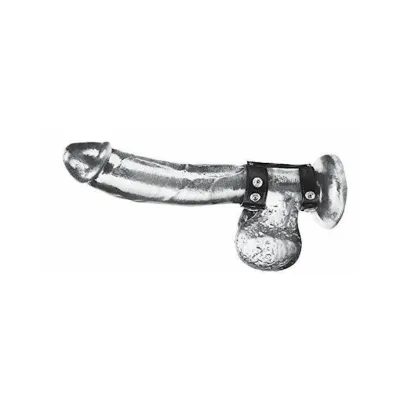 1 5 Cock Ring With Ball Strap Silver 1 5 Inch