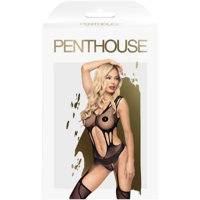 Penthouse Wild Virus Black Bodystocking