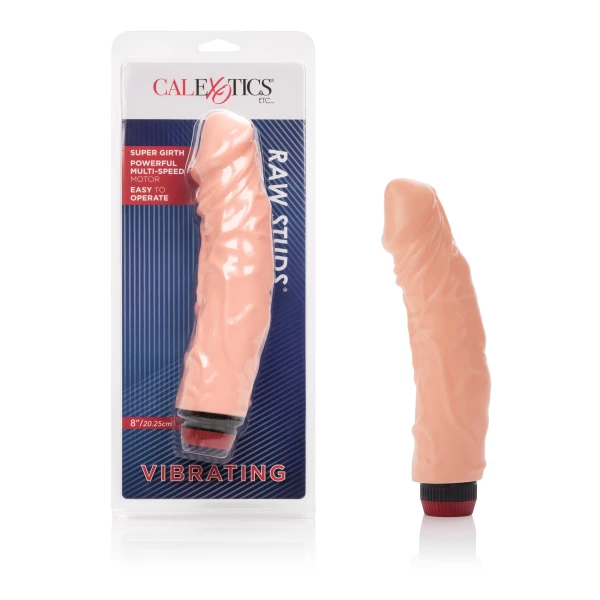 Raw Studs Super Veined Vibrator 8 Inches
