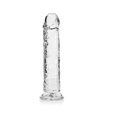Realistic Dildos Realrock Crystal Clear Straight 10 In Dildo Without Balls Clear