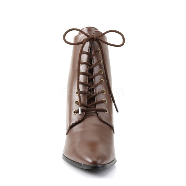 3 3/4 inches Kitten Heel Front Lace Up Ankle Boot. — image 6 of 8