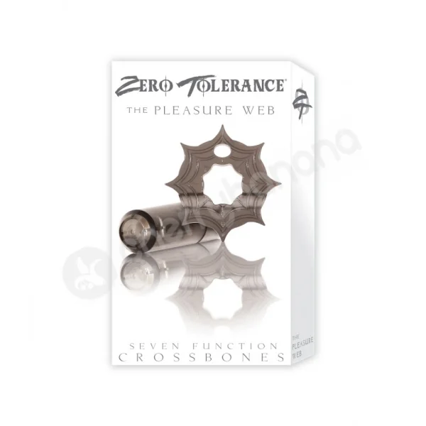 Crossbones The Pleasure Web Smoke Cock Ring