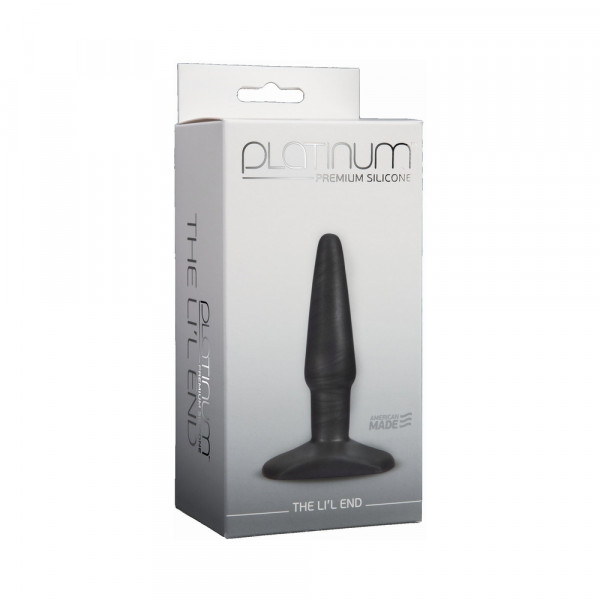 Platinum Premium Silicone The Lil End Charcoal Plug