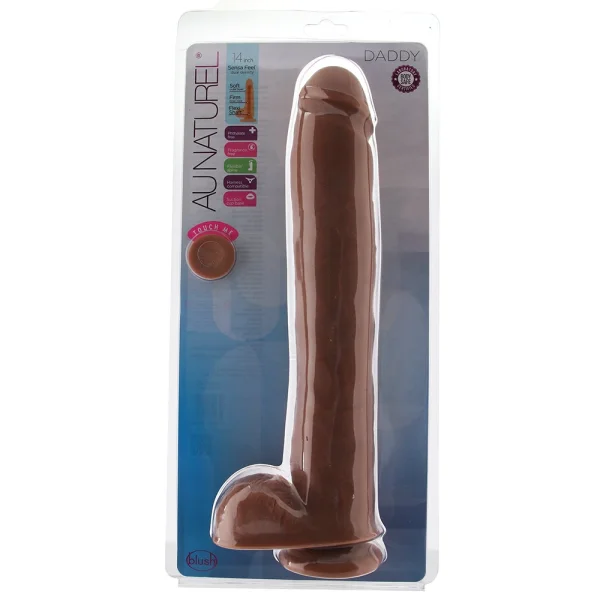 Au Naturel Daddy 14 Inch Sensa Feel Dildo