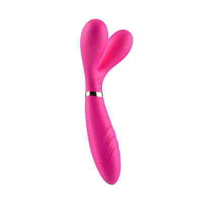 Dual head Wand Vibrator Pink 7 5 Inch
