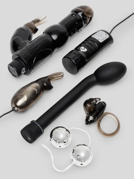 Lovehoney Wild Weekend Mega Couple's Sex Toy Kit Black (11 Piece)