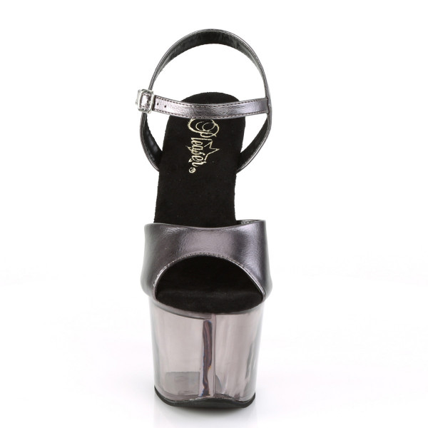 7 inches Heel, 2 3/4 inches Tinted Platform Ankle Strap Sandal — image 14 of 25