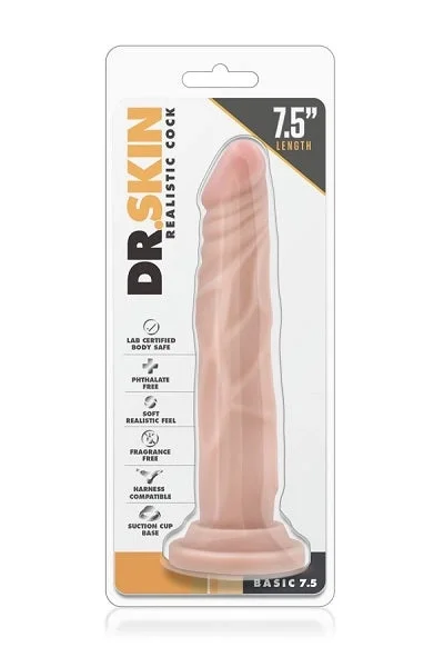Blush Dr. Skin Beige Realistic Cock Basic 7.5"