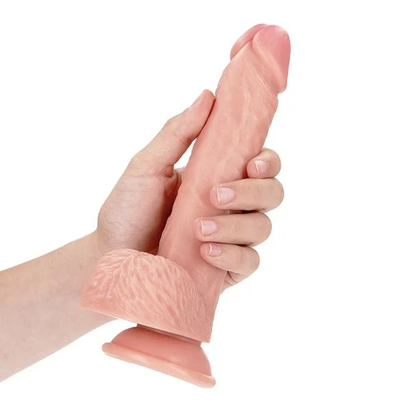Realrock 8-inch Straight Realistic Dildo with Balls