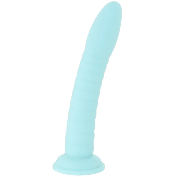 Dillio Platinum Wild Thing Silicone 7" Suction Cup Dildo - Teal
