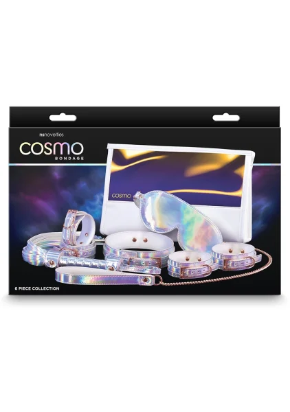 Cosmo Bondage 6 Piece BDSM Kit By NS Novelties - Rainbow