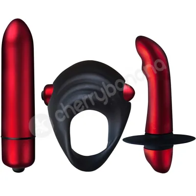 Rocks Off Truly Yours Red Temptations Vibrator Kit