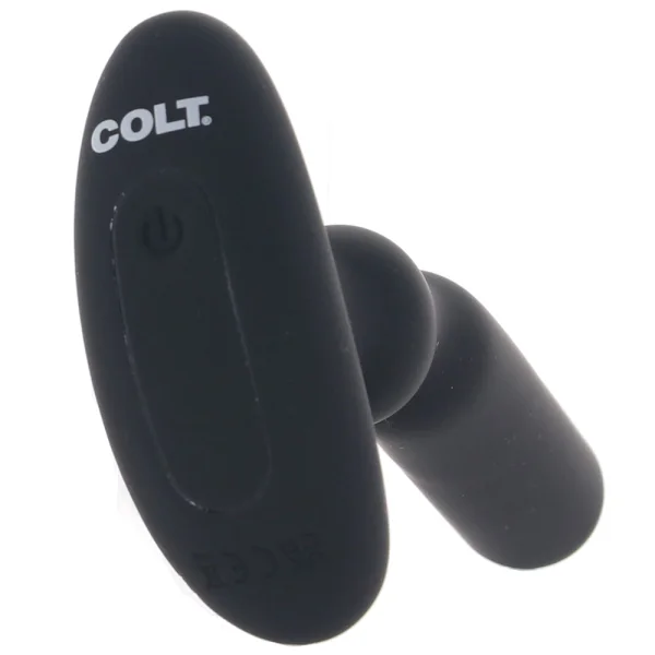 COLT Anal-T Rechargeable Waterproof Silicone Anal Vibrator - Large, Black