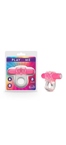 Blush - Play with Me - Teaser Vibrating C-Ring - Pink