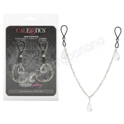 Nipple Play Clear Non piercing Nipple Chain Jewellry