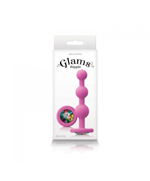 NS - Glams - Ripple Rainbow Gem - Pink