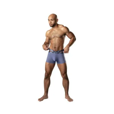Men s Clothing Male Power Infinite Comfort Amplifying Strappy Pouch Short Periwinkle S
