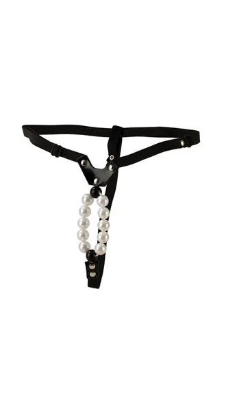 Lover's Thong with Pleasure Pearls