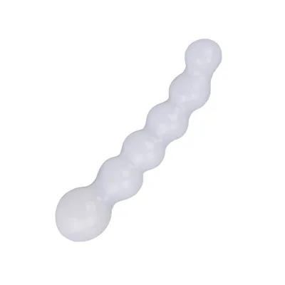 Lucent Beaded Wand Glass Dildo