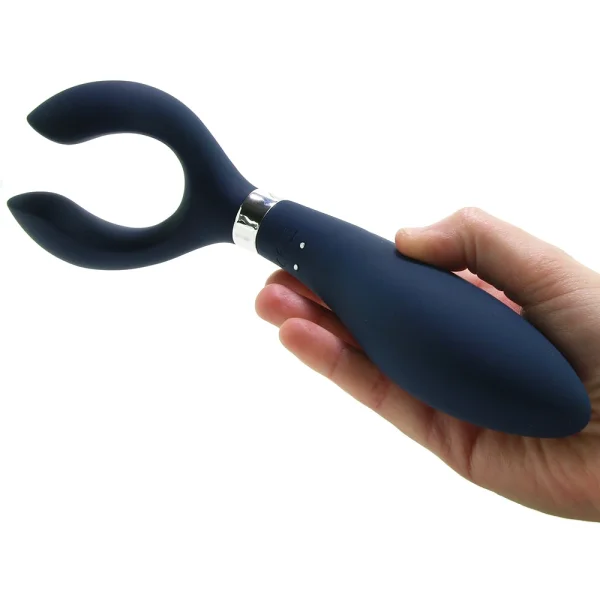 Satisfyer Endless Fun Silicone Waterproof Multi-Function Vibrator - Blue