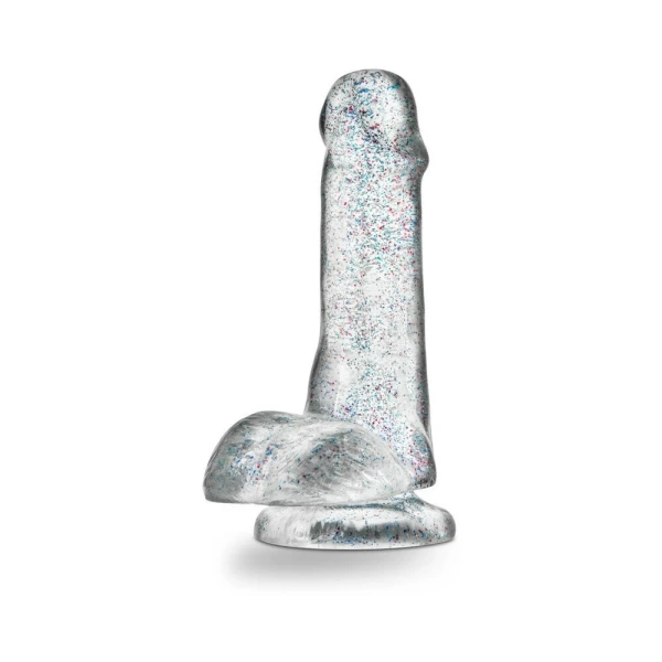 Naturally Yours - 6" Glitter Cock - Sparkling Clear — image 11 of 17
