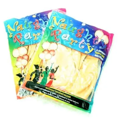 Naughty Party Balloons Boobie 6 Pack Nude