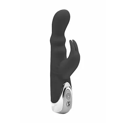 EMMA dual motor rabbit vibrator Black