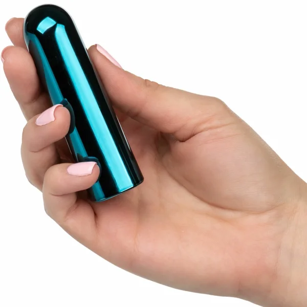 Glam Supercharged Waterproof Rechargeable Power Bullet By CalExotics - Blue