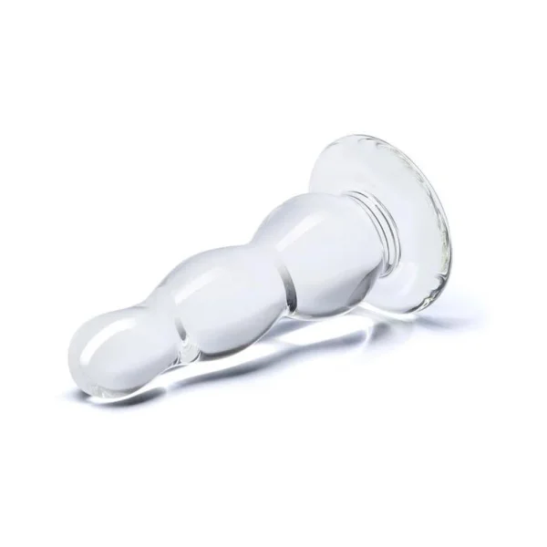 Glass Butt Plug 4 Inches Clear — image 7 of 11