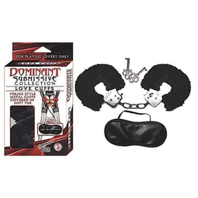 Dominant Submissive Collection Loves Cuffs Black