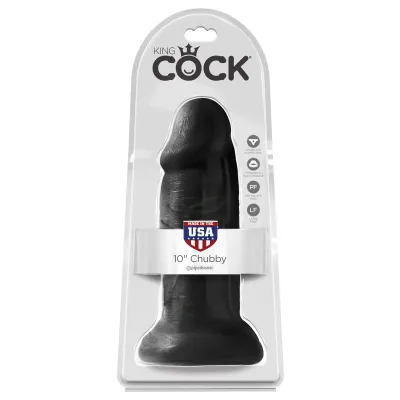 King Cock 10 Chubby Black