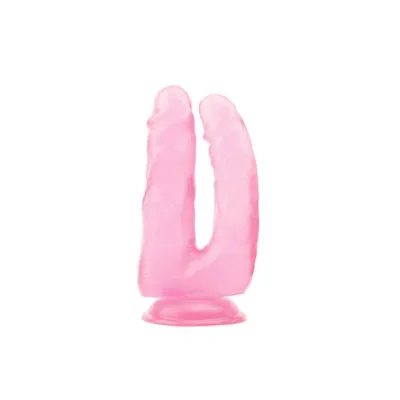 Double D Suction Cup Dong 6 3 Inch Pink 6 3 Inch
