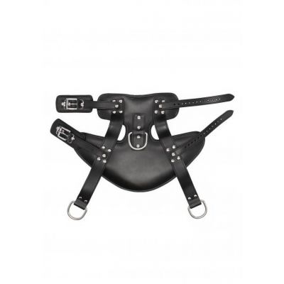 Suspension Cuffs Saddle Leather Heavy Duty Black