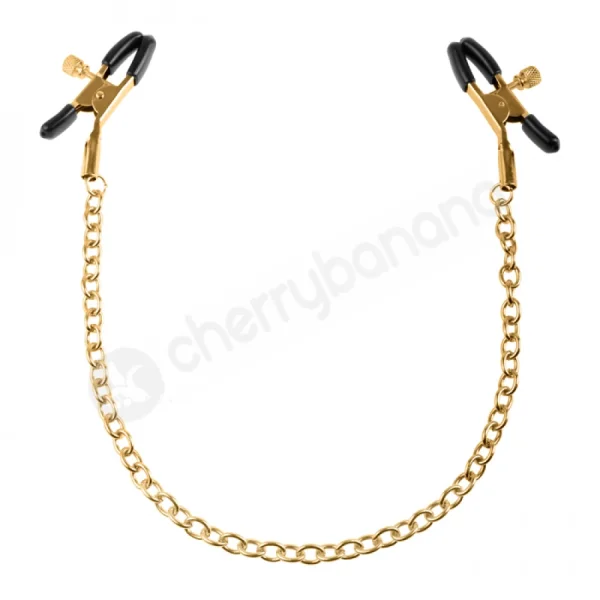 Fetish Fantasy - Gold Chain Nipple Clamps