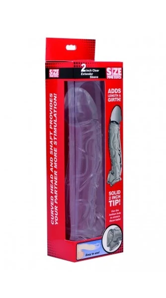 XR Brands 2 Inch Extender Clear