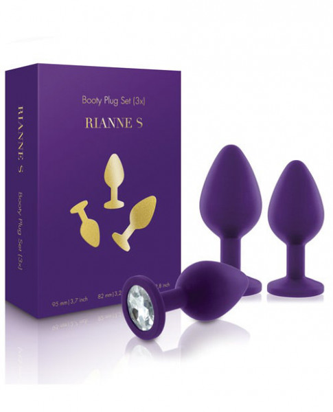 Rianne S. Booty Plug Set 3x - Purple — image 5 of 8