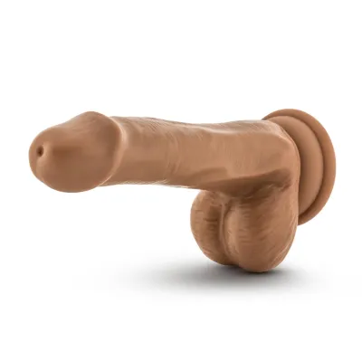Silicone Willy s 6 Inch Silicone Dildo With Balls Mocha