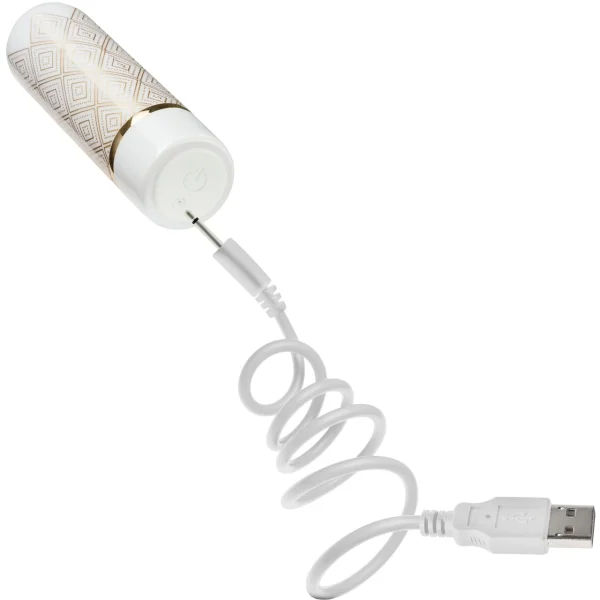 Blush Novelties The Collection Glitzy Deco Bullet Vibrator, Gold