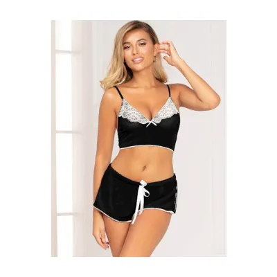 Midnight Dream 2 piece Bralette Set Black Small