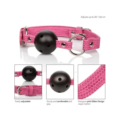 Calexotics Tickle Me Pink Ball Gag Pink