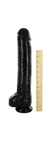 The Black Destroyer Huge 16.5 inches Dildo