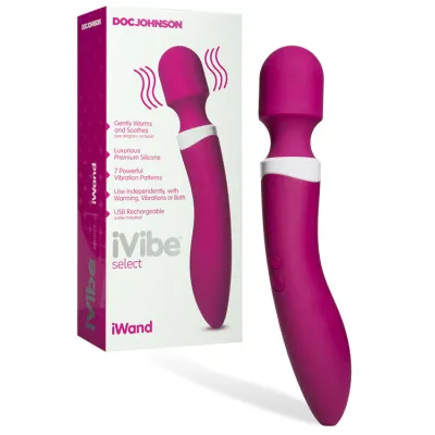Doc Johnson iVIBE Select iWand 10 Silicone Massager