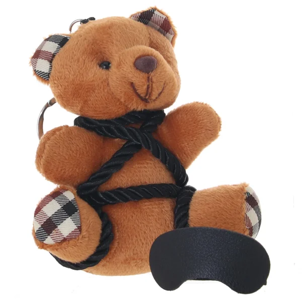 Rope Teddy Bear Keychain