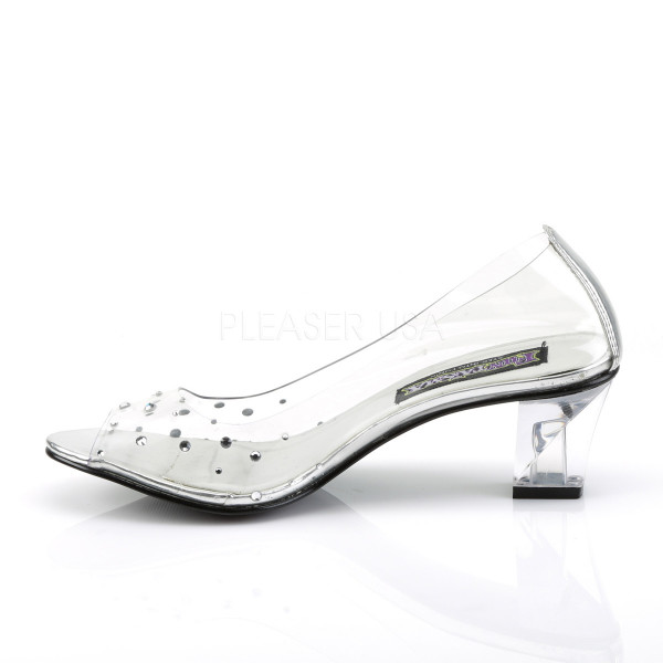 2 inches Heel Peep Toe Pump w/RS on Vamp & Heel — image 3 of 4
